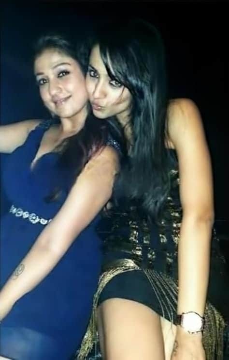 trisha and nayan in night party